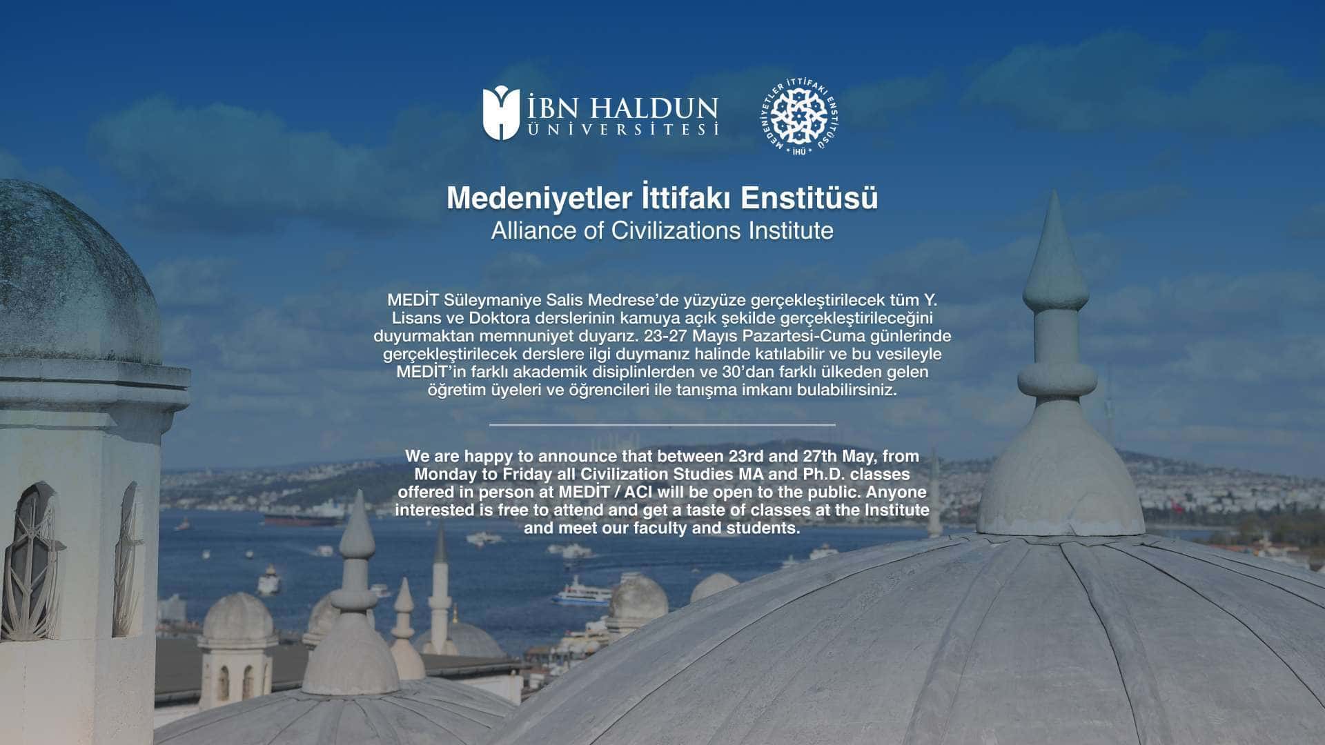 MEDİT AÇIK DERS HAFTASI