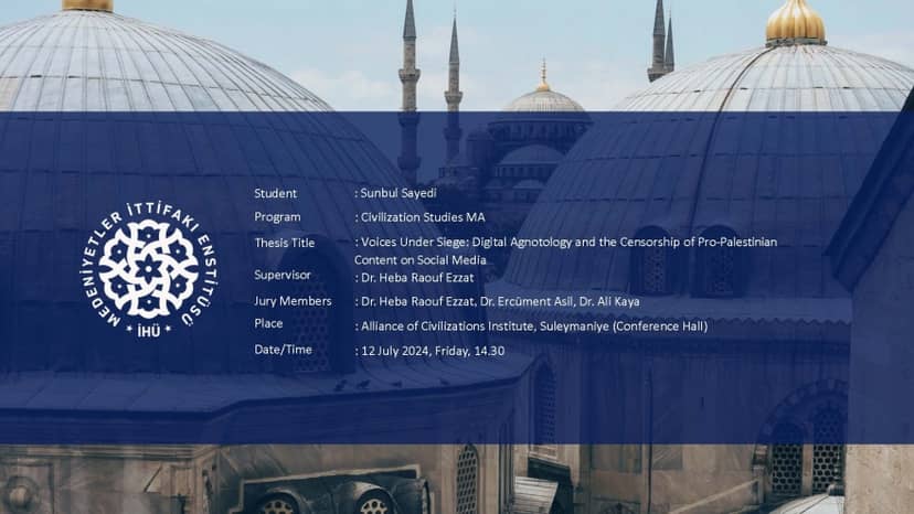 Yüksek Lisans Öğrencimiz Sünbül Sayedi'nin Tez Savunması